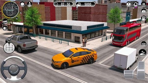 超级英雄出租车模拟器游戏截图1