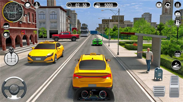 超级英雄出租车模拟器游戏截图3